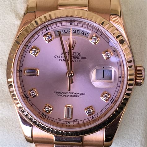 rolex rose gold 36mm|Altro.